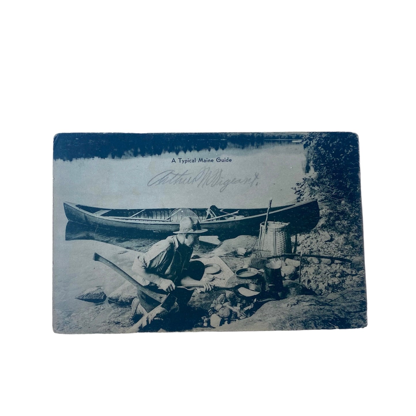 Maine Guide Post Card - 1943