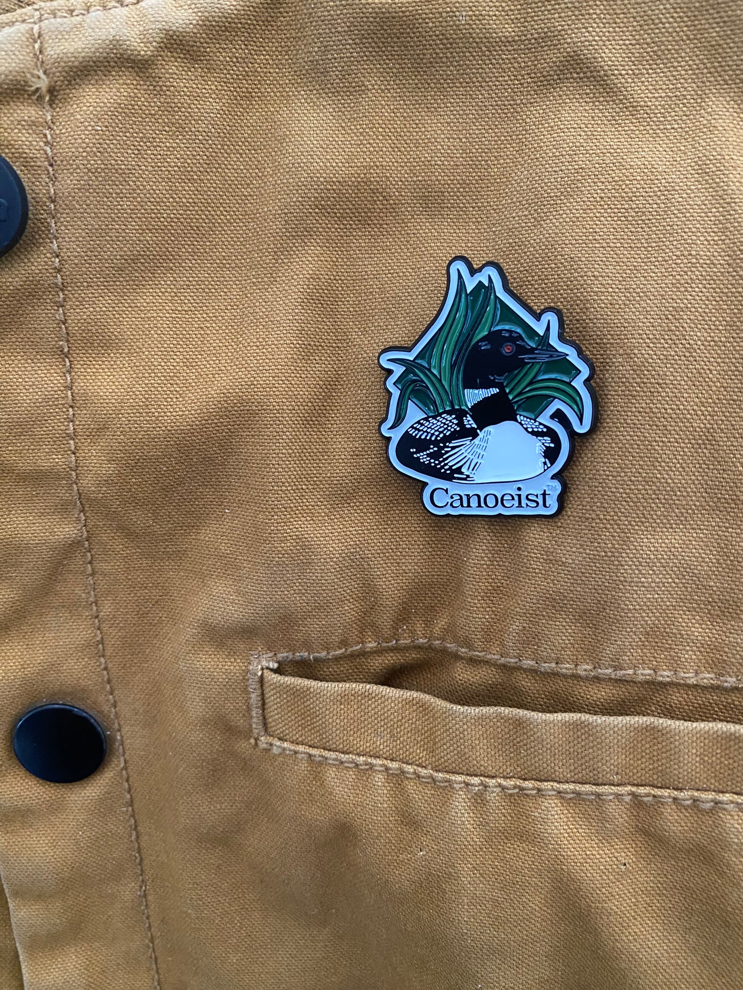 The LOON Enamel Pin.