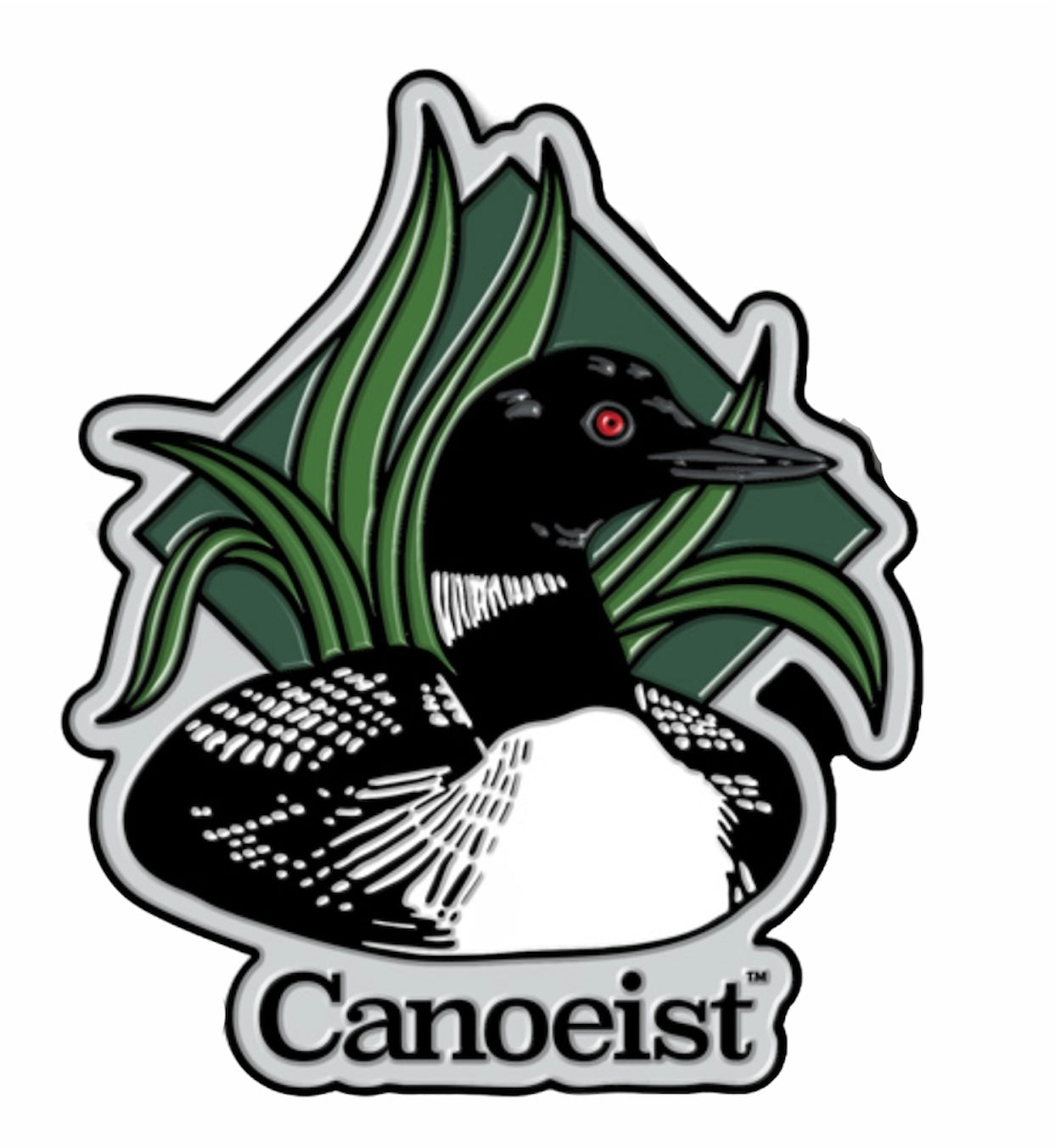 The LOON Enamel Pin.