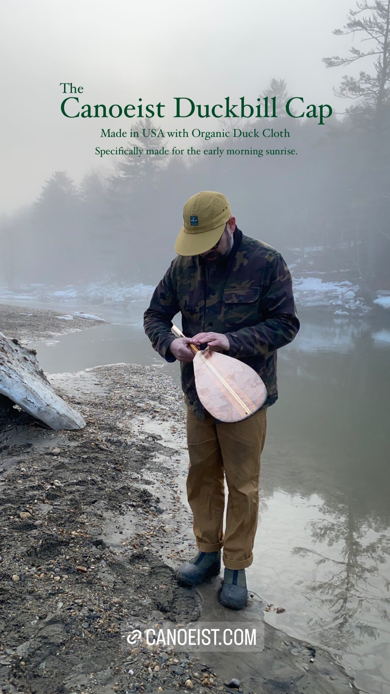 Canoeist™ Duckbill Cap -HoneyOrganic Duck Cloth