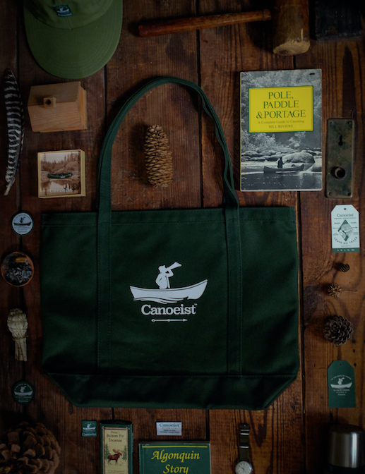 Canoeist Duck Cloth Tote (Large)