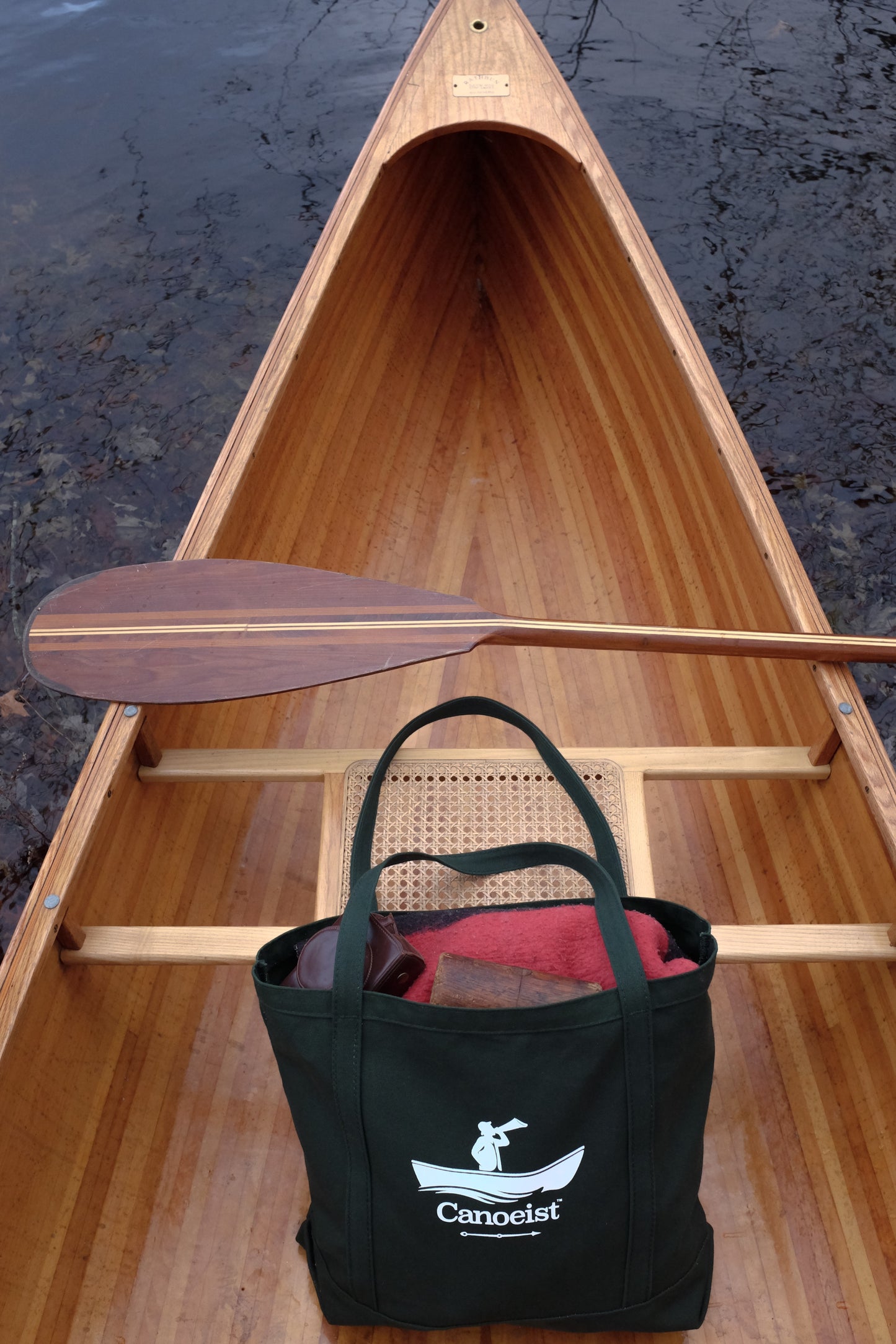 Canoeist Duck Cloth Tote (Large)