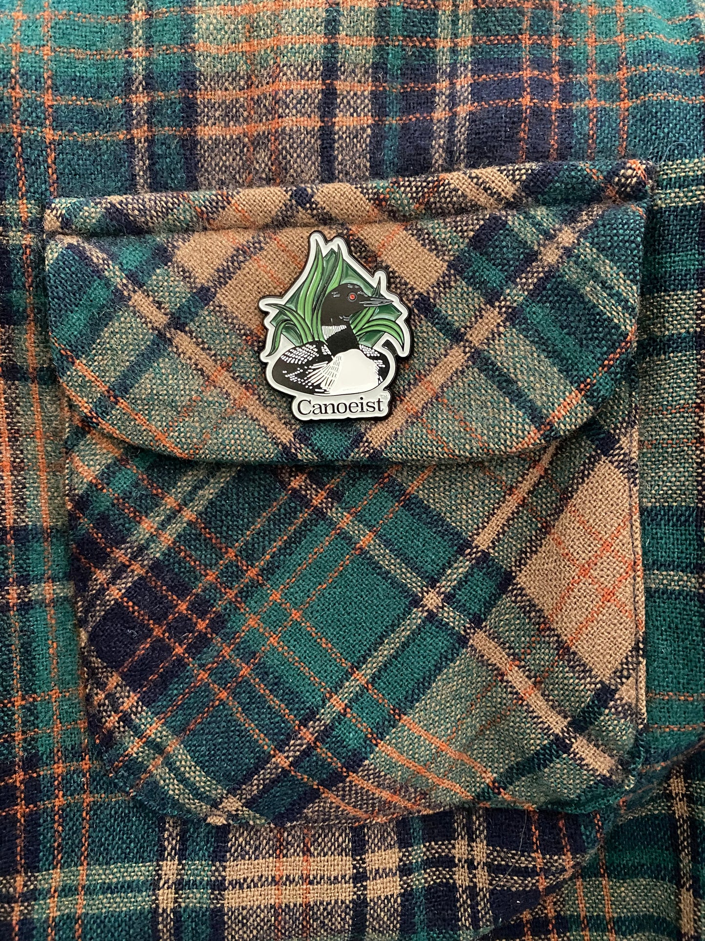 The LOON Enamel Pin.