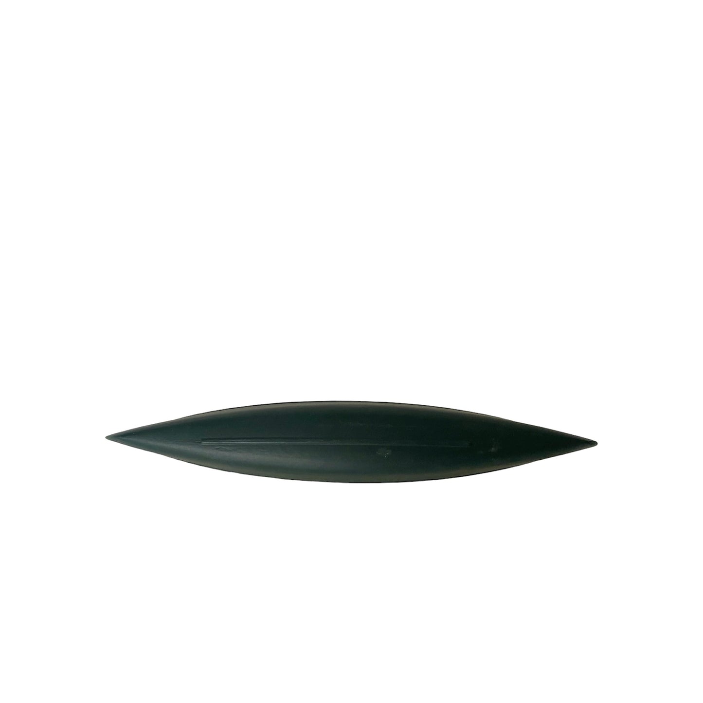 Vintage Model Indian Canoe Green Bottom Handmade Wood