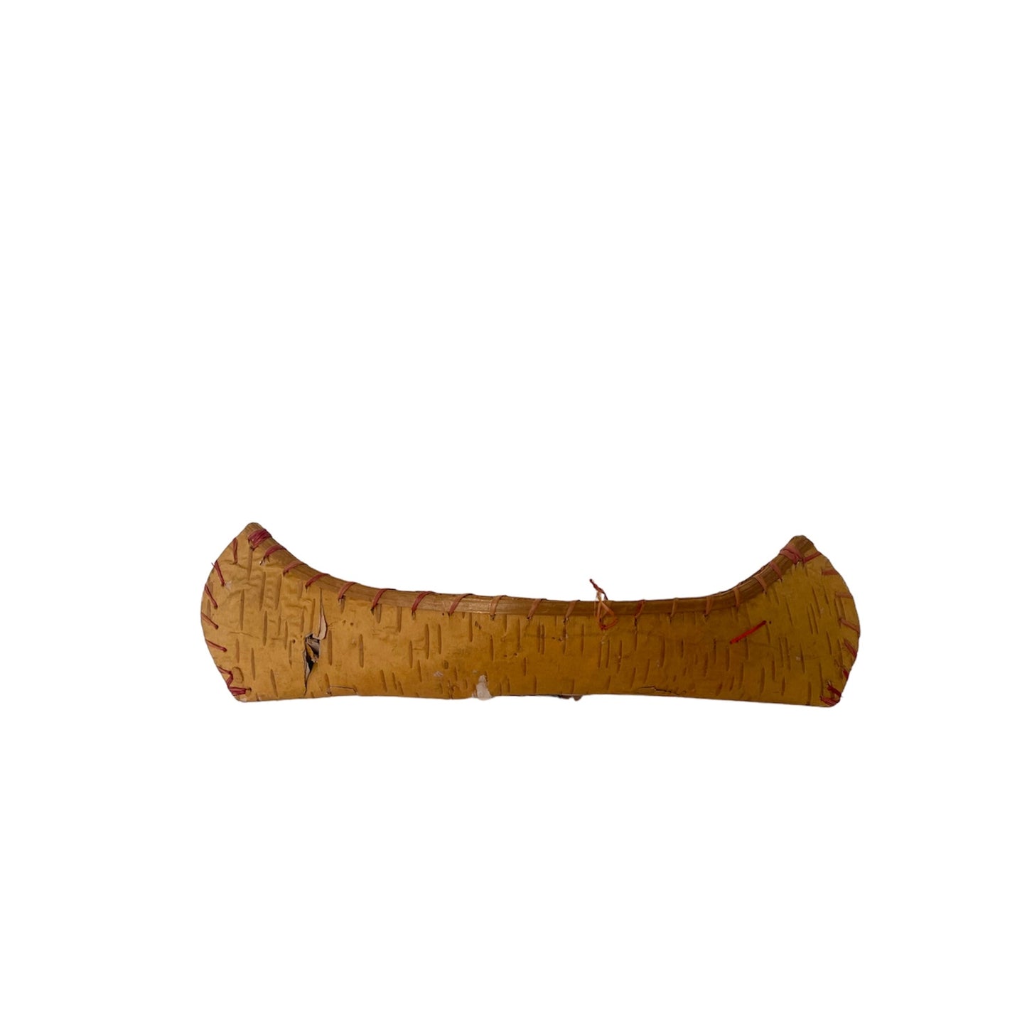 Vintage Birchbark Replica Canoe Model