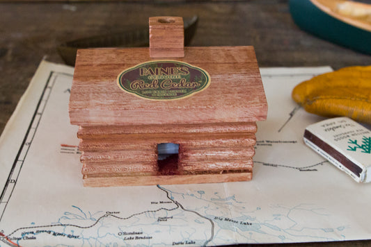 Paine's Log Cabin Burner & 10 Cedar Incense Cones