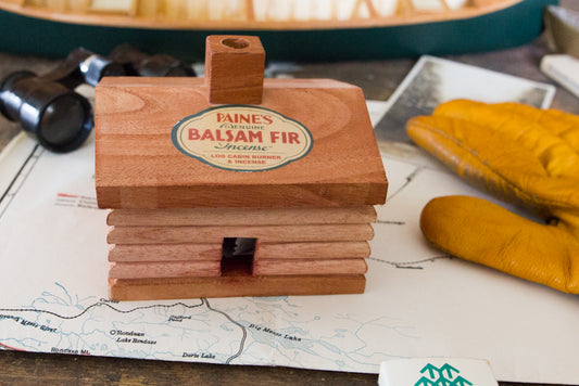 Cabin Incense Burner with 10 Balsam Fir Logs Paine's