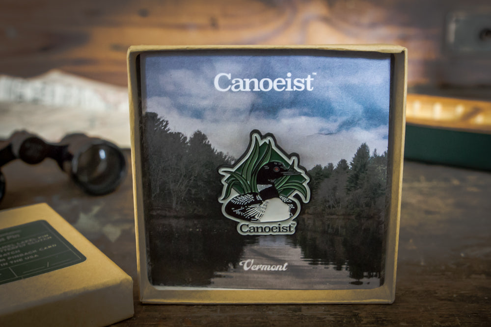 The LOON Enamel Pin.
