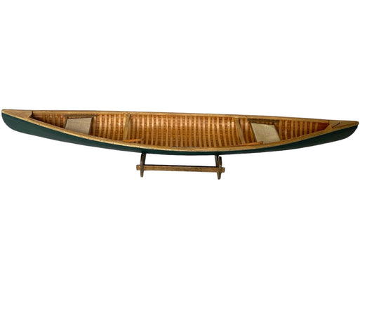 Vintage AM Wooden Large 27" Canoe Model