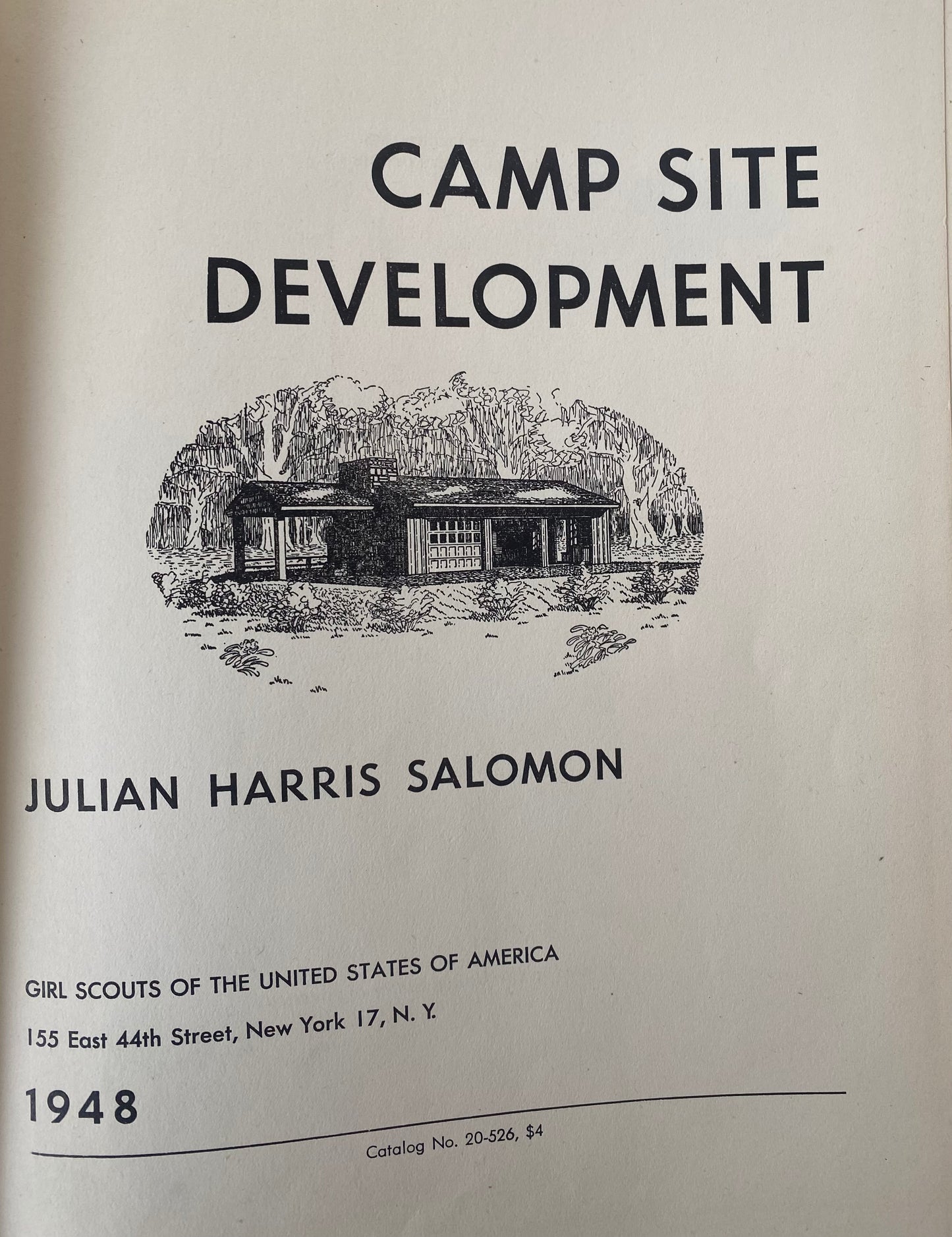 1948 Camp Site Book