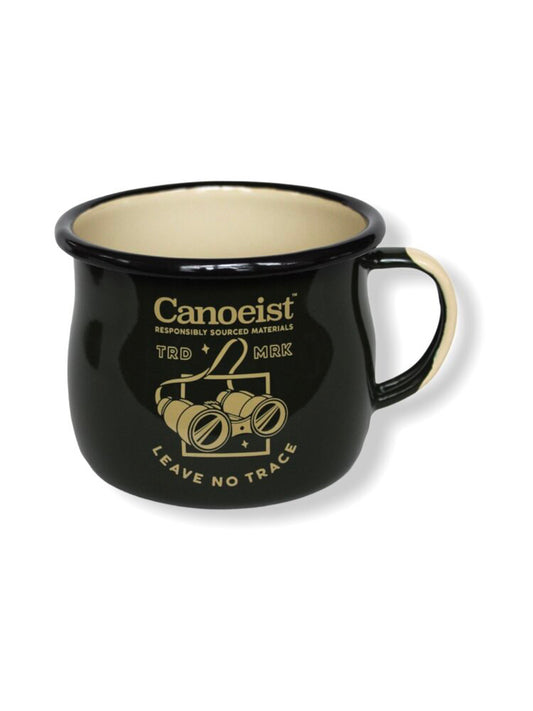 Canoeist Enamel Bellied Mug